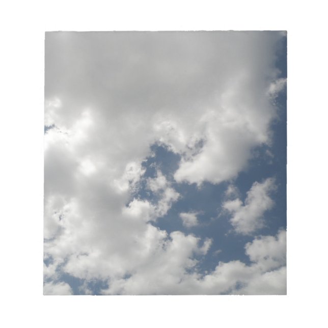 Cloudy Skies Notepad (Front)