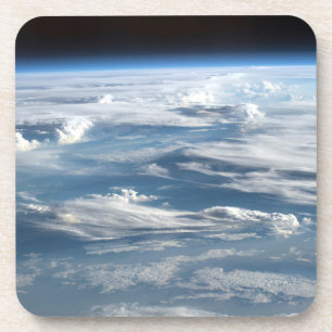 Cloudy Skies Over Sudan Beverage Coaster