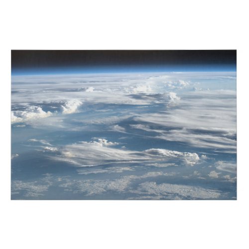 Cloudy Skies Over Sudan Faux Canvas Print
