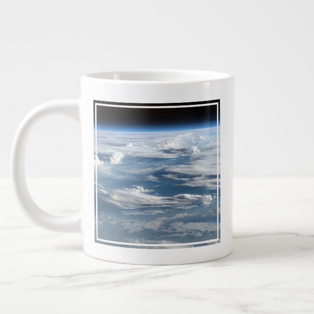 Cloudy Skies Over Sudan Giant Coffee Mug (Left)