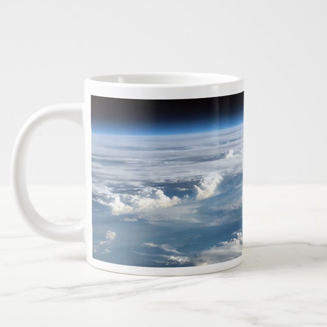 Cloudy Skies Over Sudan Giant Coffee Mug (Left)