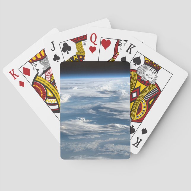 Cloudy Skies Over Sudan Poker Cards (Back)