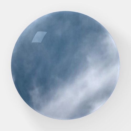 Cloudy skies paperweight