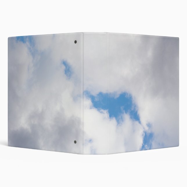 Cloudy sky 3 ring binder (Background)