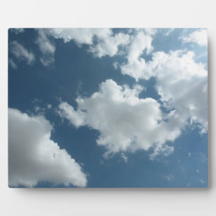 Cloudy Sky Abstract Photography Plaque