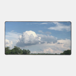 Cloudy sky desk mat