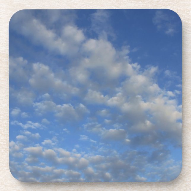 Cloudy sky drink coaster (Front)