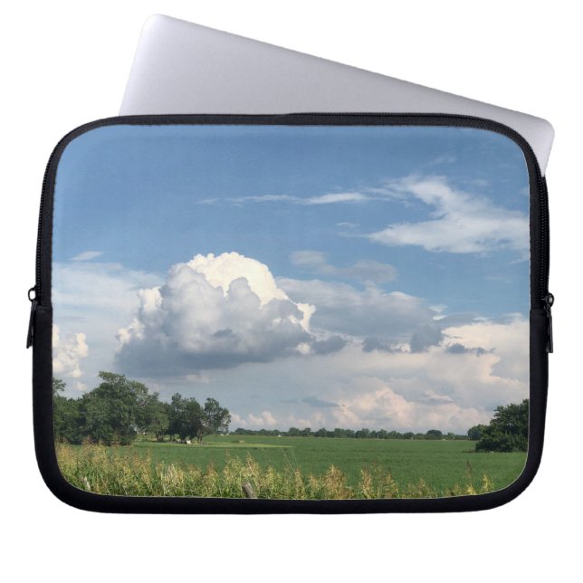 Cloudy Sky Laptop Sleeve (Front)