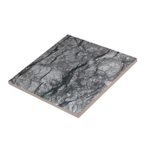 Cloudy Slate Black Streaked marble stone finish Tile