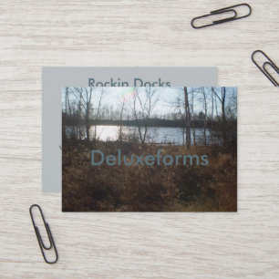 Cloudy Sunset Business Card