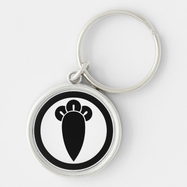 Clove in circle keychain (Front)