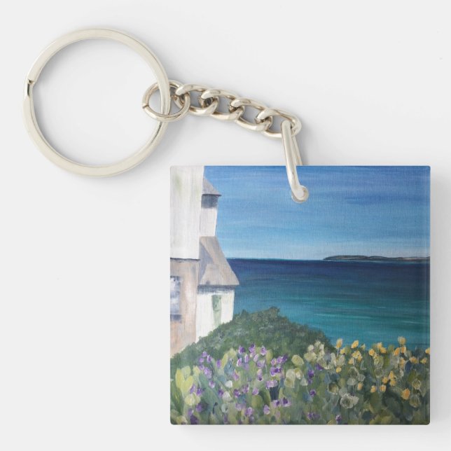 Clovelly Devon  Keychain (Front)