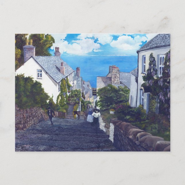 Clovelly Print Postcard (Front)