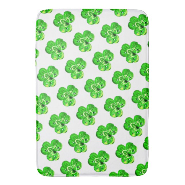 Clover Bath Mat (Front Vertical)
