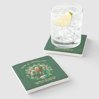 Clover & Beer Companionship Stone Coaster