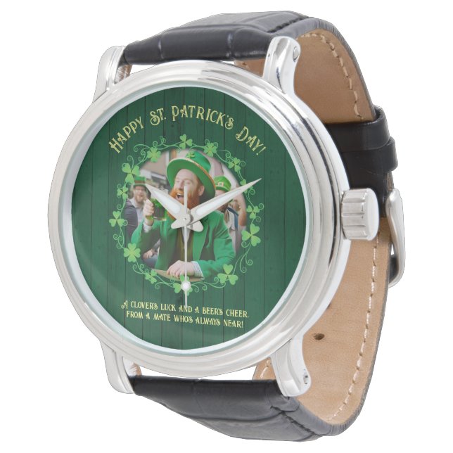 Clover & Beer Companionship Watch (Angled)