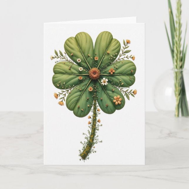 Clover Bloom Pattern Card (Front)