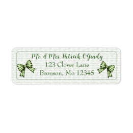 Clover & Bow St. Patrick’s Day Label