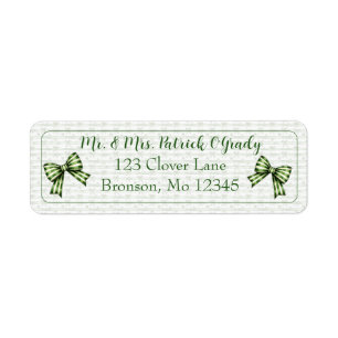 Clover & Bow St. Patrick’s Day Label