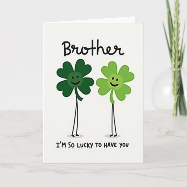 Clover Brother Lucky You Card (Front)