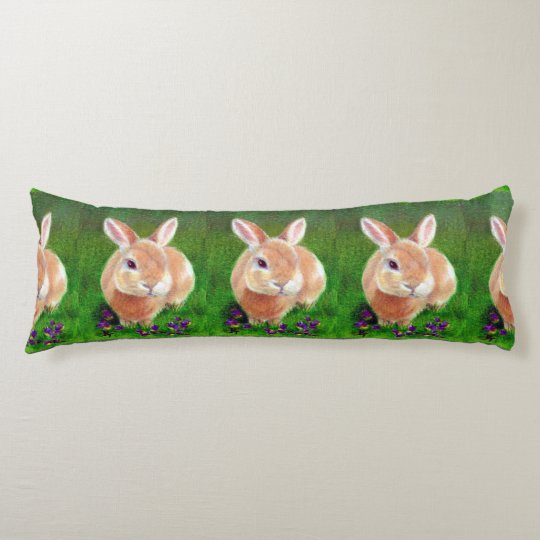 bunny body pillow