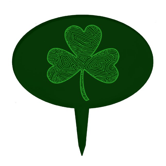 Clover Cake Topper (Front)