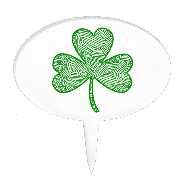 Clover Cake Topper (Front)