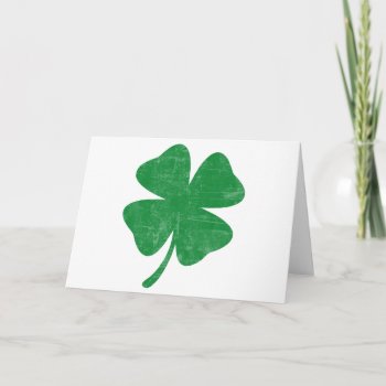 Clover Card by jamierushad at Zazzle