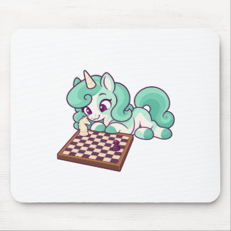 Clover Chess Knight Mousepad