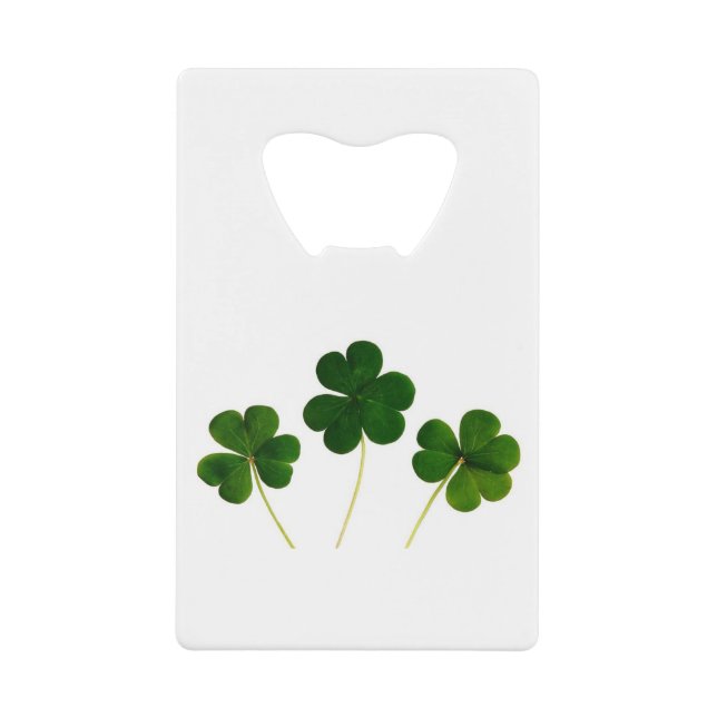 Clover 🍀 credit card bottle opener (Front)