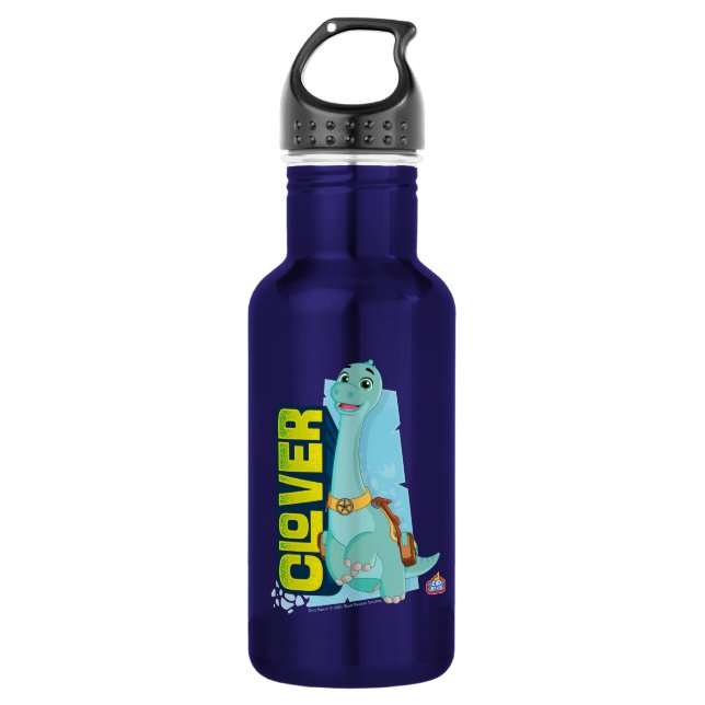 Clover | Dino Ranch Stainless Steel Water Bottle (Front)