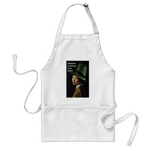 Clover Earring St Patricks Day Adult Apron