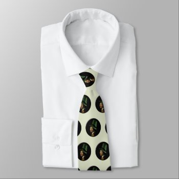 Clover Earring St. Patrick's Day Neck Tie by gravityx9 at Zazzle