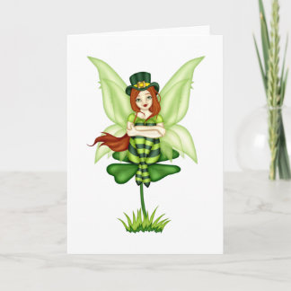 Clover Fairy Holiday Card