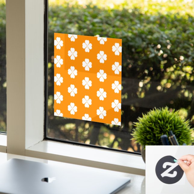 Clover flavored window cling (Office)