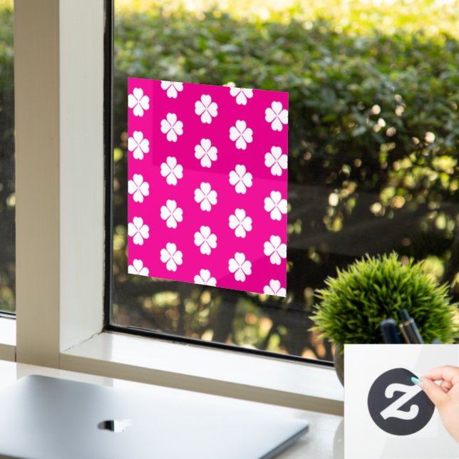 Clover flavored window cling (Office)