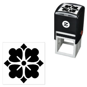Clover Flower Self-inking Stamp