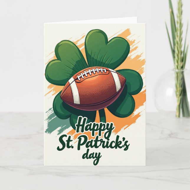 Clover Football Graphic Card (Front)