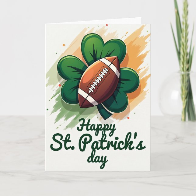 Clover Football Pattern Card (Front)