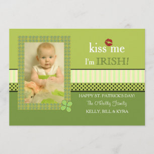 Clover Frame St. Patrick's Day Photo Card