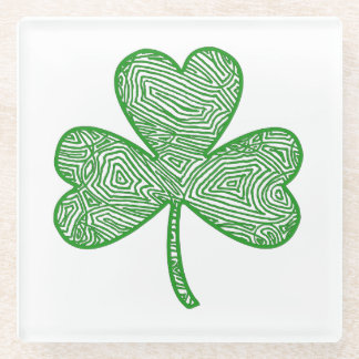 Clover Glass Coaster