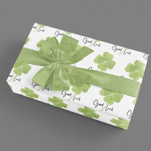 Clover Good Luck Wrapping Paper Sheets