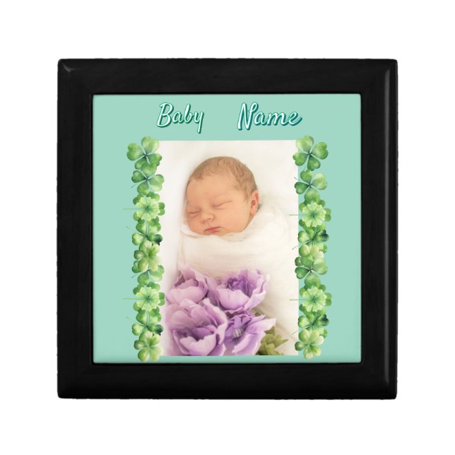 Clover Green Custom Name's Little Charmer Gift Box (Front)