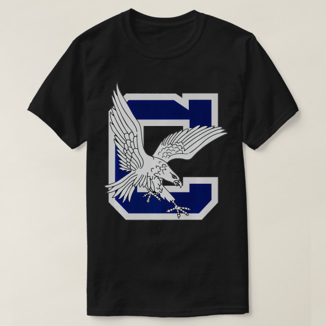 Clover High School Blue Eagles Premium  T-Shirt (Design Front)