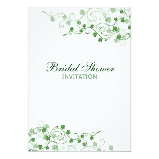 Irish Bridal Shower Invitations 1