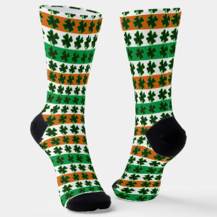 Clover Irish Stripes St. Patrick's Day Socks