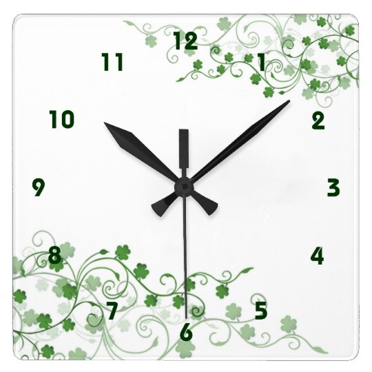 Clover Irish Wall Clock