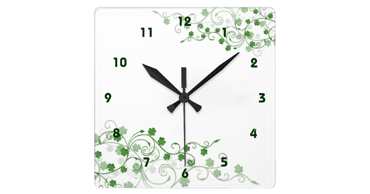 Clover Irish Wall Clock