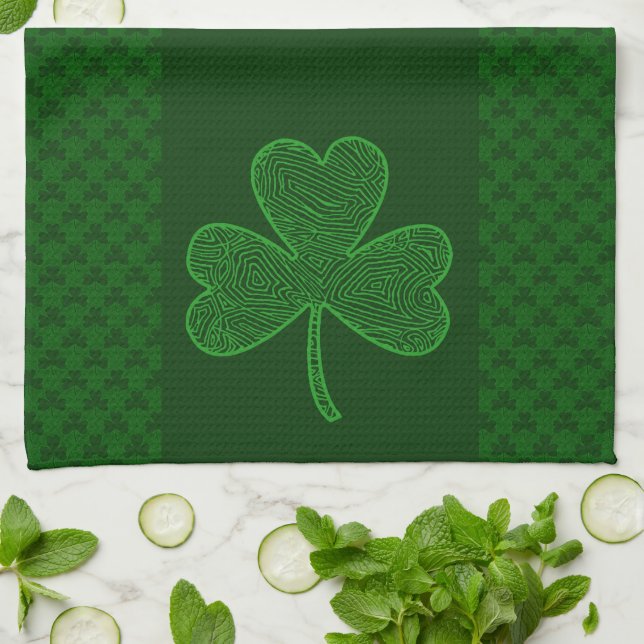 Clover Kitchen Towel (Folded)