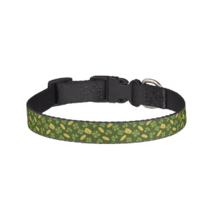 Clover Leaf & Gold Coin Pattern Pet Collar